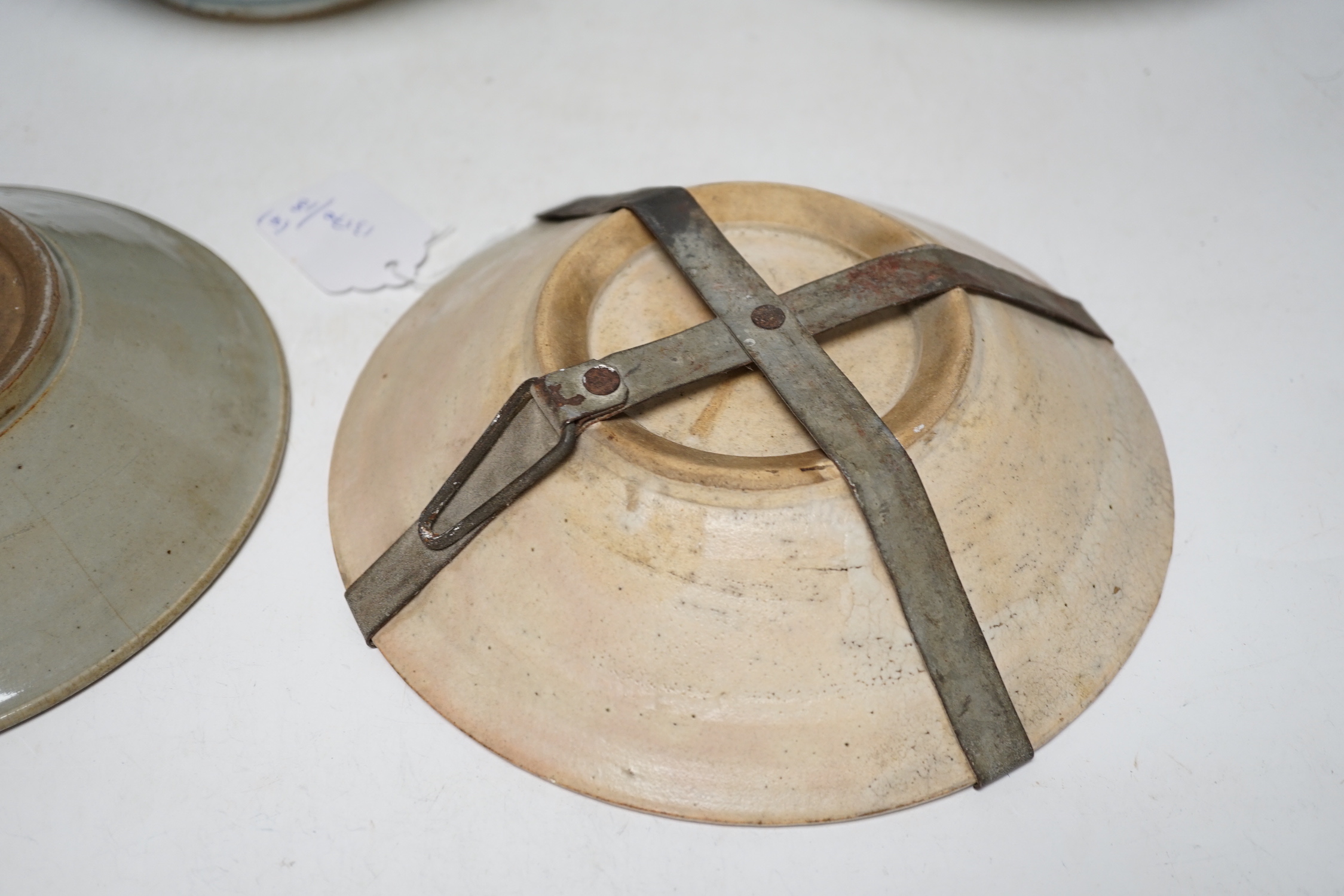 A Chinese Export bowl and three others, export bowl 11cm high